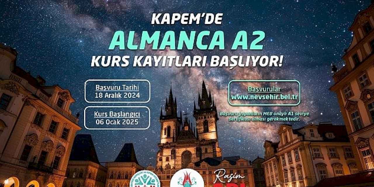 KAPEM'de Almanca A1 ve A2 Seviye Kurslar Düzenlenecek