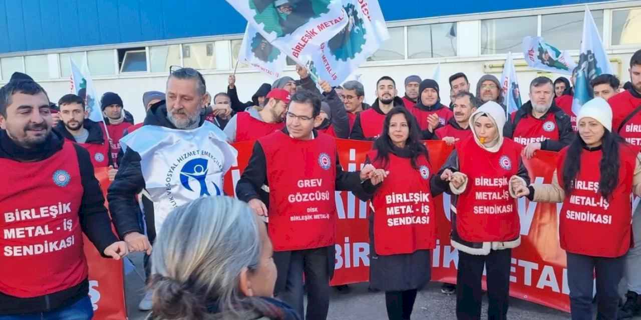 Balıkesir Bandırma'da Arıtaş Kriyojenik'te grev başladı