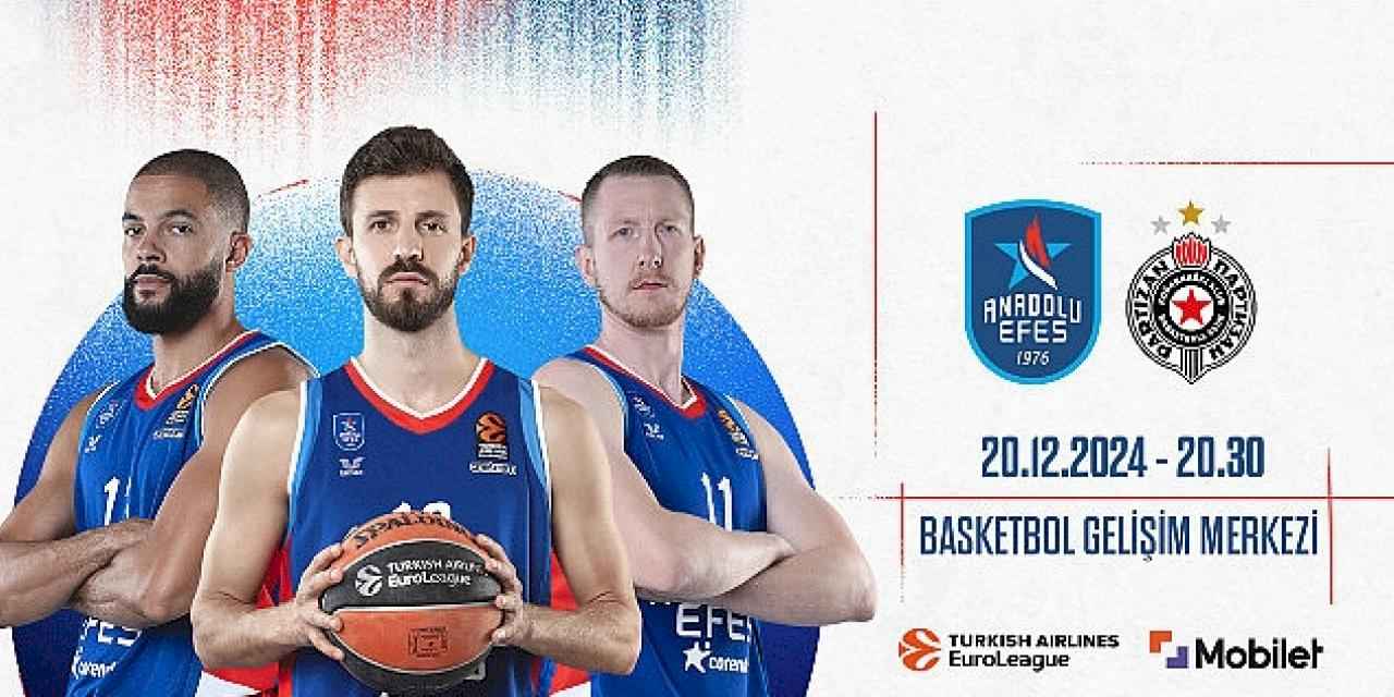 Anadolu Efes, Partizan ile Basketbol Gelişim Merkezi'nde Karşılaşacak