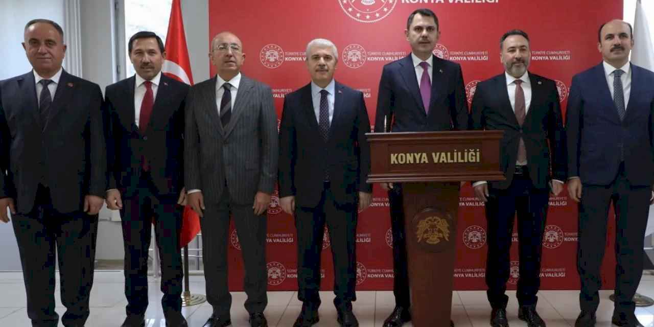 Konya Bakan Kurum'u ağırladı!