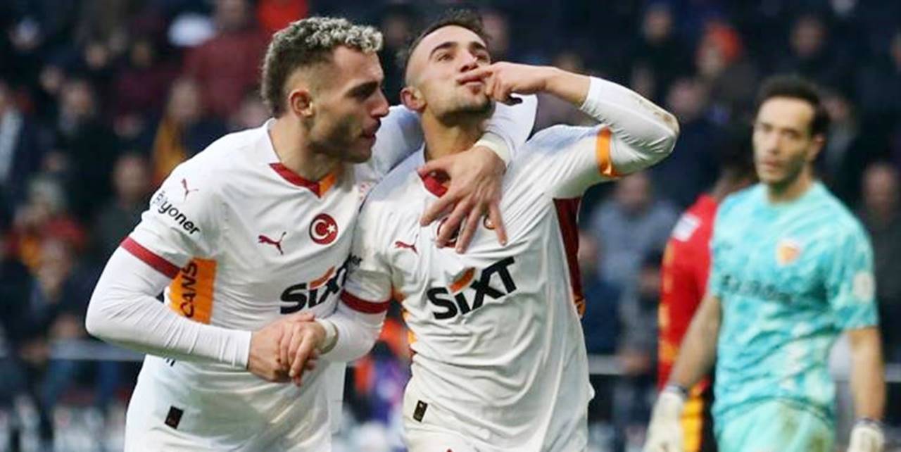 Bellona Kayserispor 1-5 Galatasaray (Maç Sonucu) Aslan Kayseri'de gol oldu yağdı!