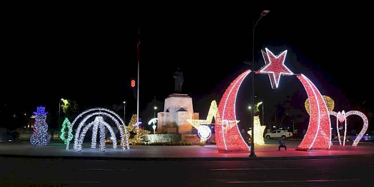 Muğla Büyükşehir'in Süslemeleriyle Muğla Işıl Işıl