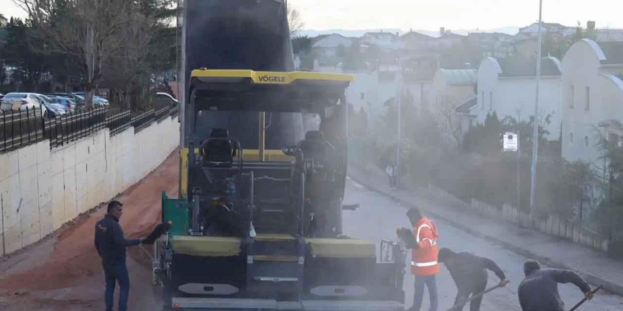 Tüysüzler’deki yol genişletme çalışması tamamlandı