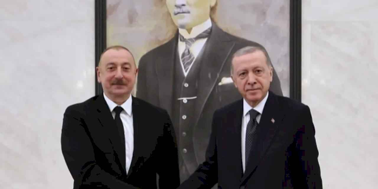 Cumhurbaşkanı Erdoğan mevkidaşı Aliyev'le görüştü