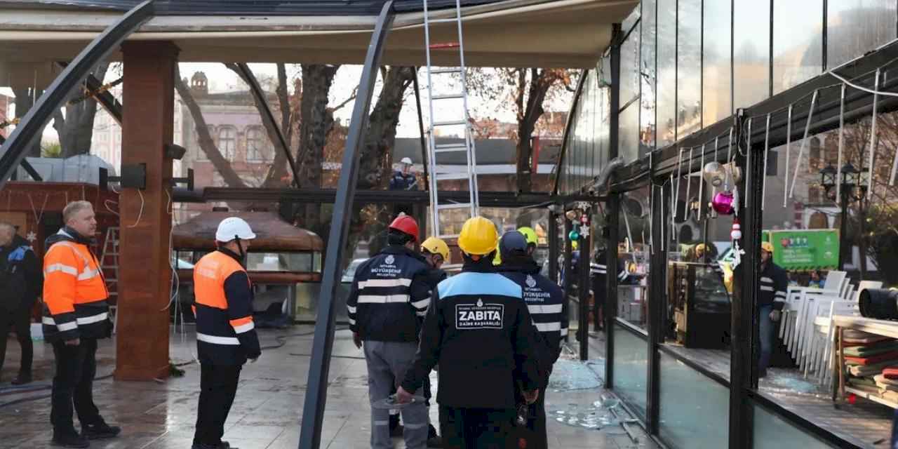 Tarihi Sirkeci Garı'nın çevresinde 'kaçak' temizliği!