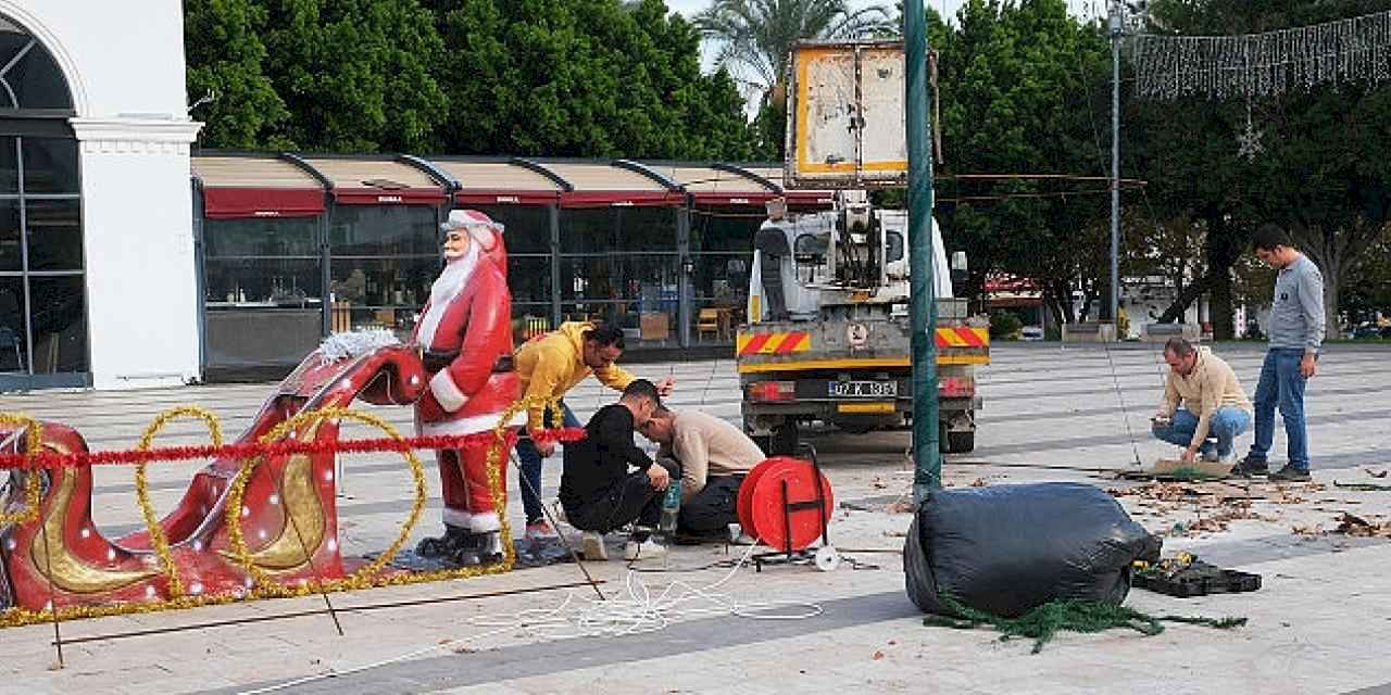 Kemer'de yılbaşı heyecanı