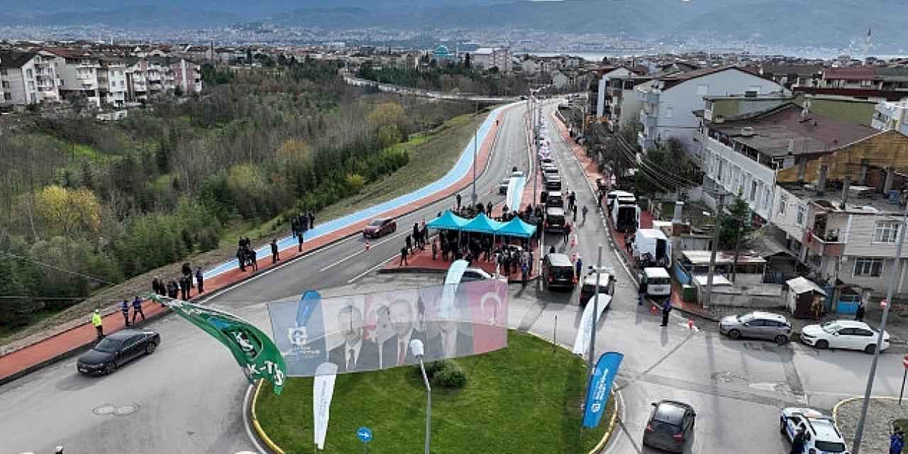 Büyükşehir'den, Derince-Körfez'e tablo gibi yol