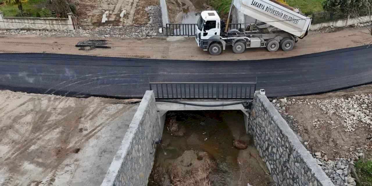 Sakarya'da sel ile taşkınlara menfez ve taş duvarlı önlem