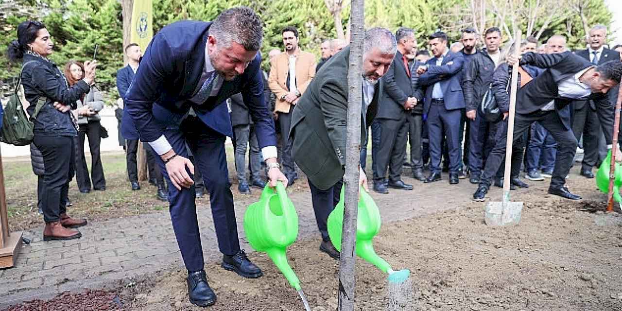 Buca'da asimilasyon şehitlerinin anısına Rodop Çocuk Parkı ve Anıtı açıldı