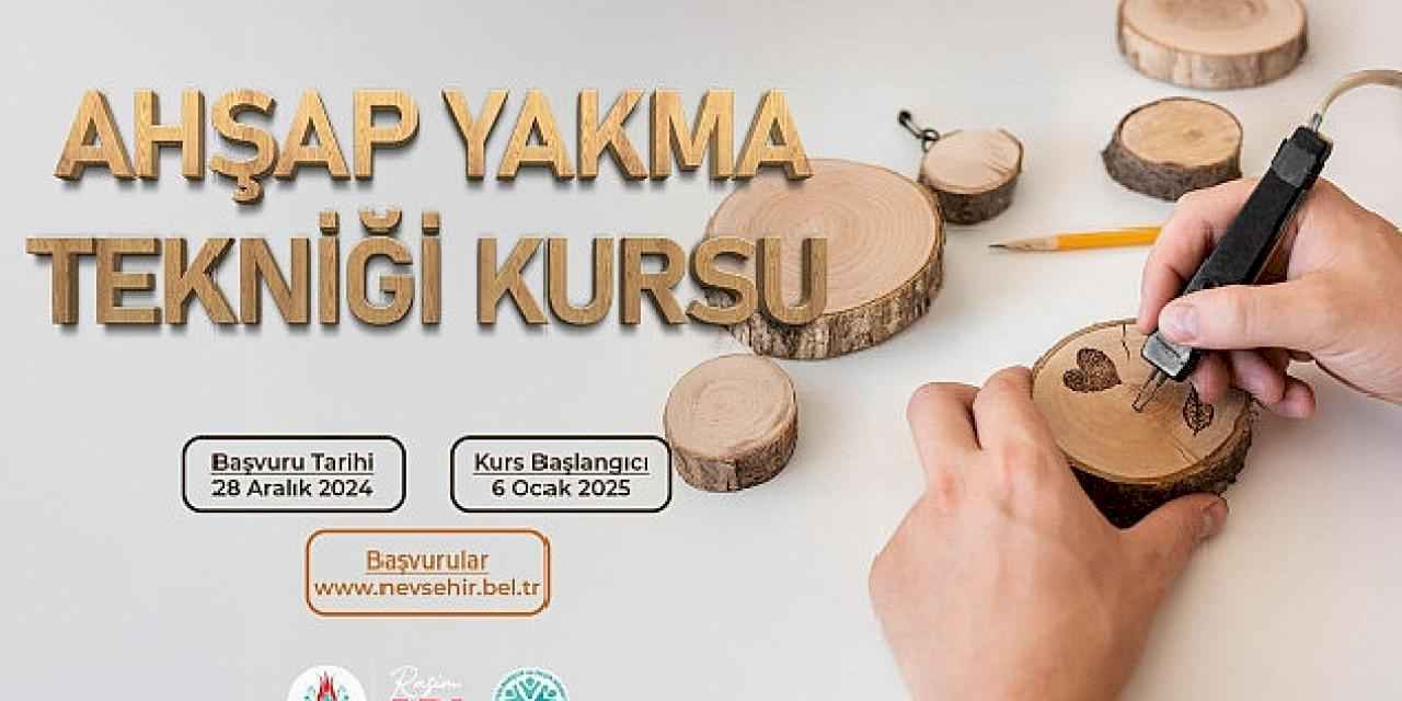 Ahşap Yakma Tekniği Kursu Başlıyor