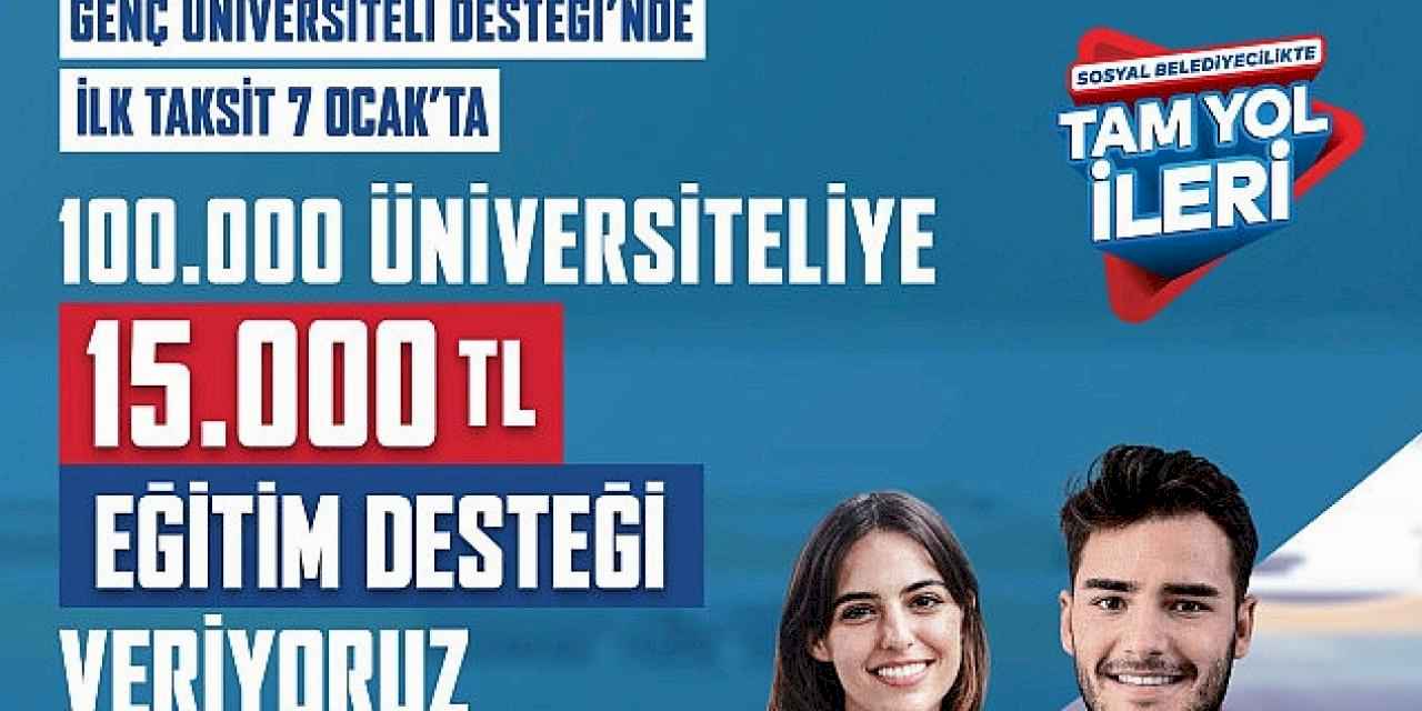 İBB'nin üniversiteli öğrencilere verdiği 'Genç Üniversiteli Eğitim Desteği