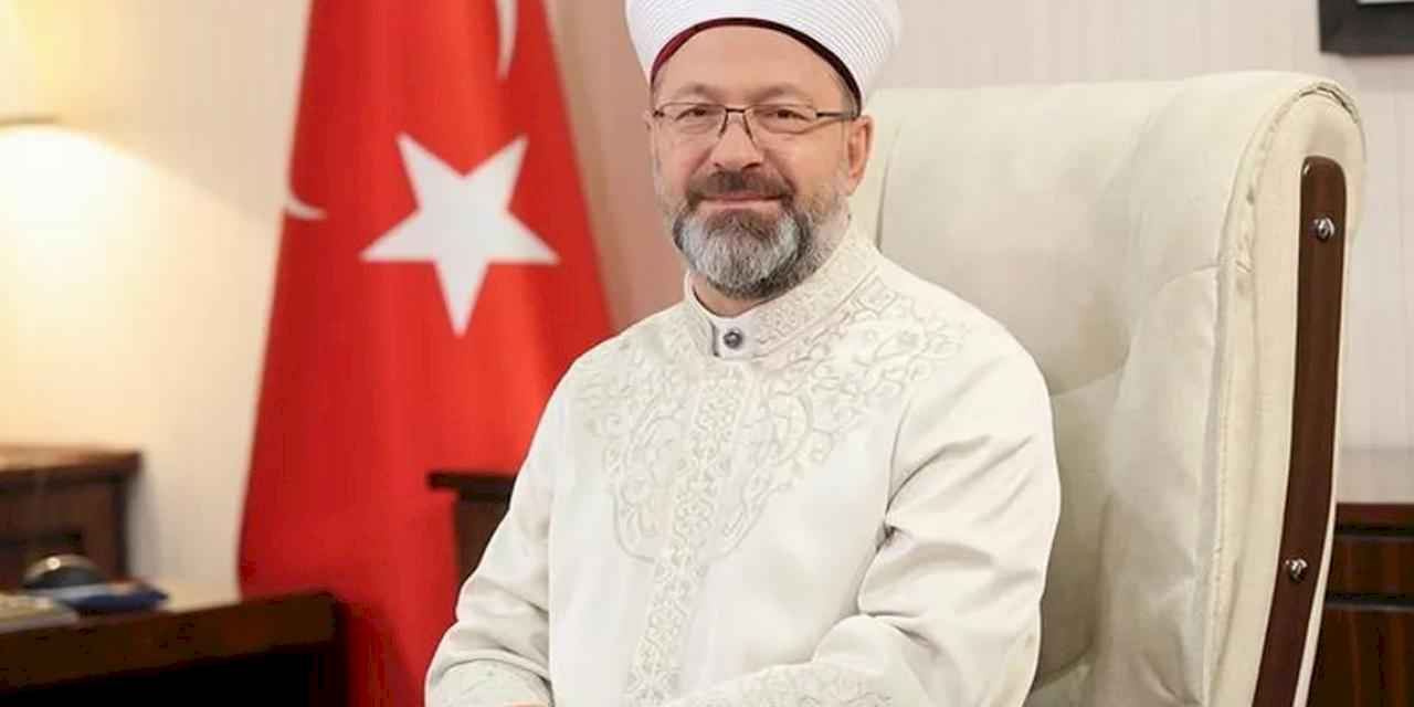 Diyanet İşleri Başkanı Erbaş'tan üç aylar mesajı