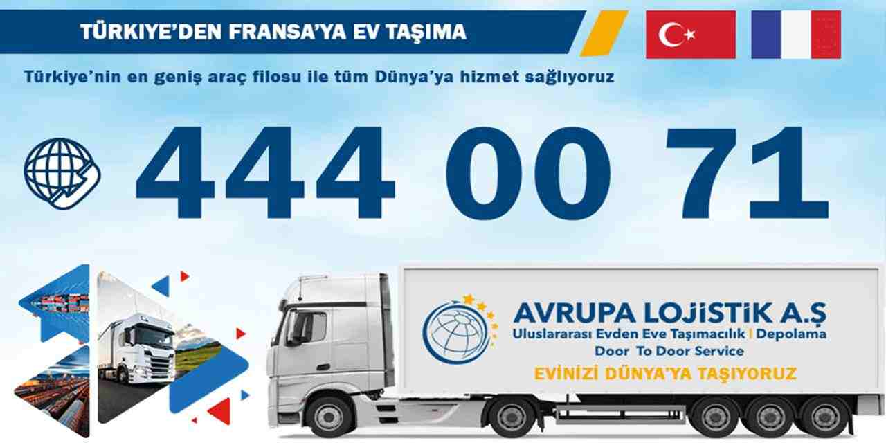 Türkiye’den Fransa’ya Ev Taşıma Hizmetleri