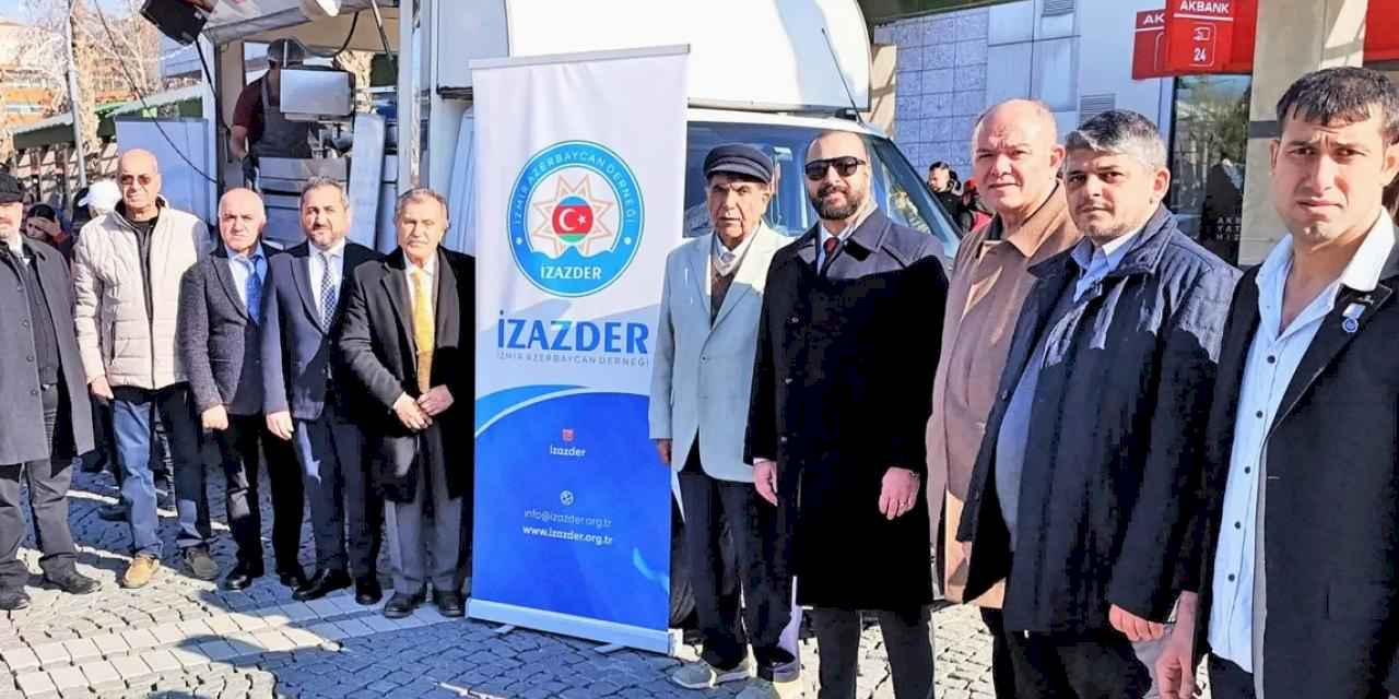 İzmir’de Azerbaycan'a anlamlı anma