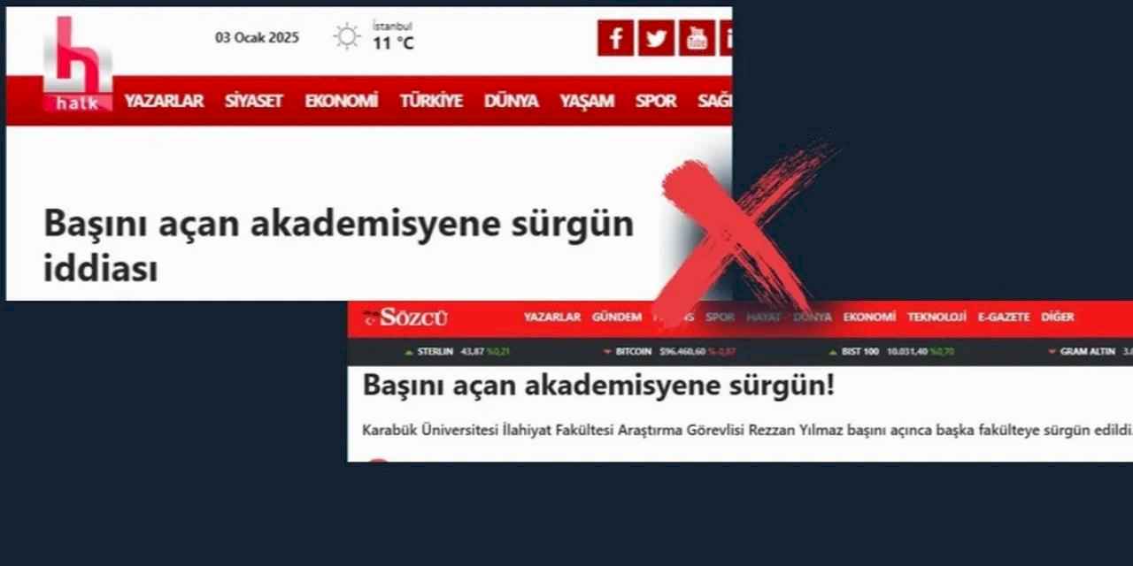 Başörtüsü sürgünü iddialarına İletişim'den açıklama