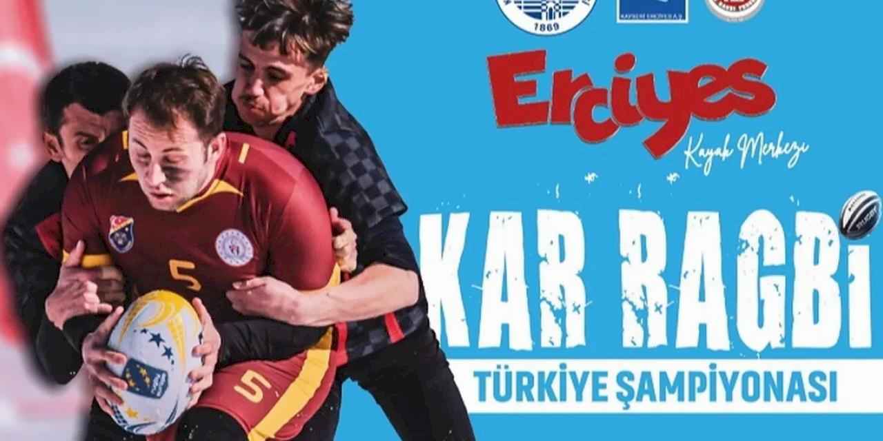 Kar Ragbi Türkiye Şampiyonası Erciyes'te yapılacak