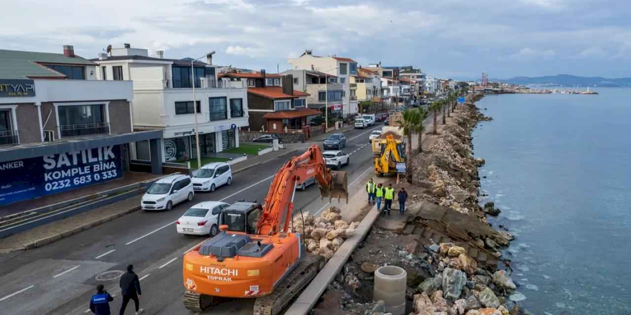 İzmir Güzelbahçe’de yeni yılda çalışmalar sürüyor