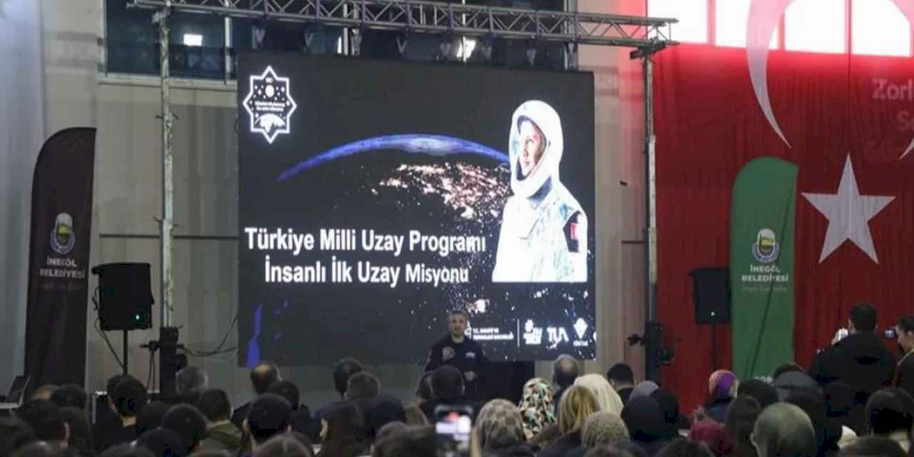 Astronot Alper Gezeravcı Bursa İnegöl’de öğrencilerle buluştu