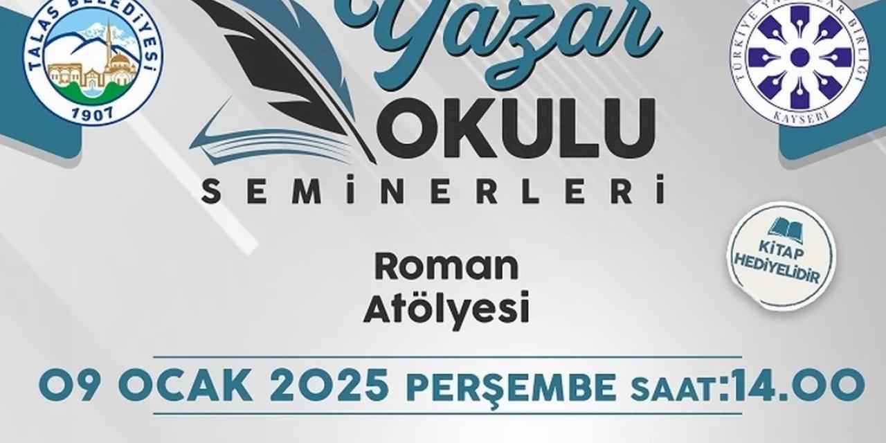 Kayseri Talas Yazar Okulu'nun konuğu Mustafa Urhan