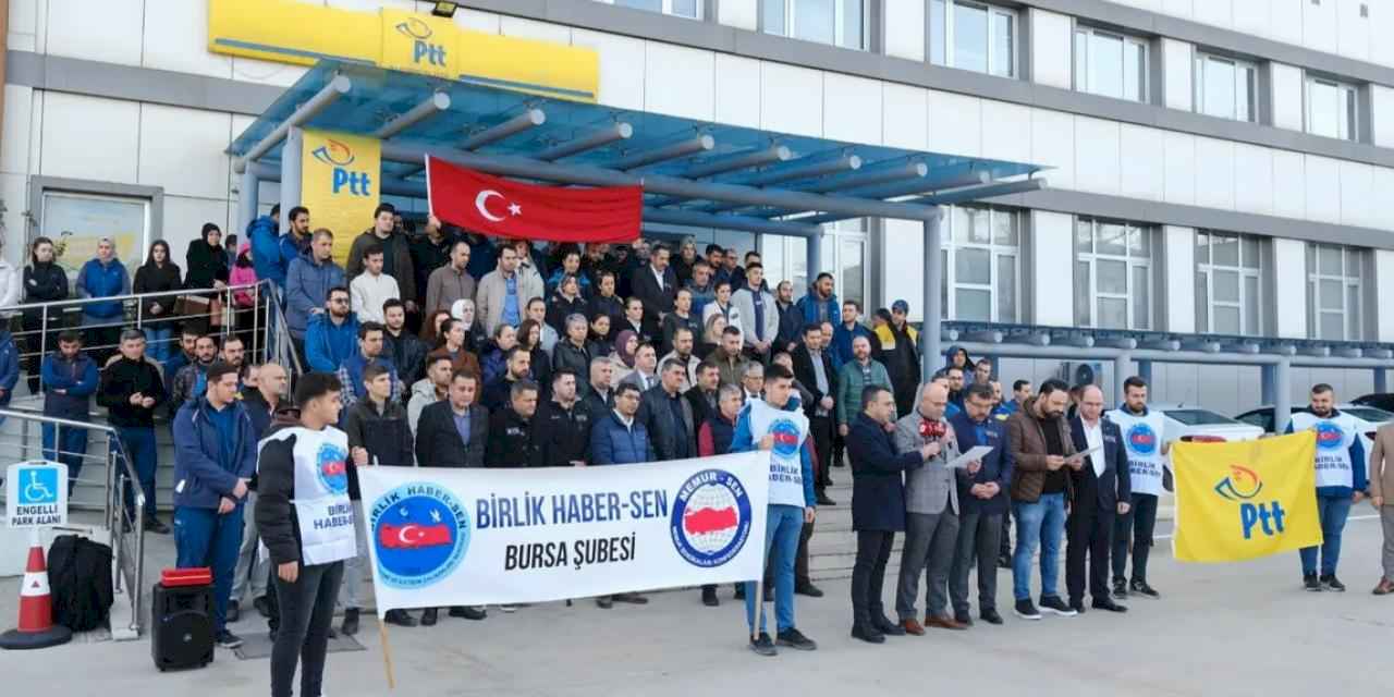 Rize'deki PTT saldırısına Bursa'dan sert tepki