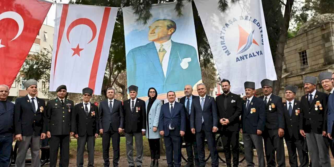 Antalya Muratpaşa'da Denktaş ve Küçük'e anma