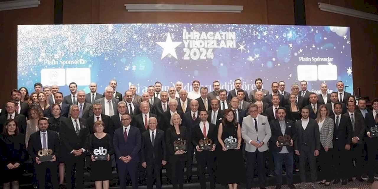 2024 ihracatının yıldızları ödüllerine kavuştu