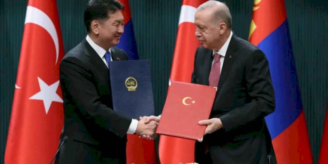 Türkiye ile Moğolistan arasında 10 stratejik imza