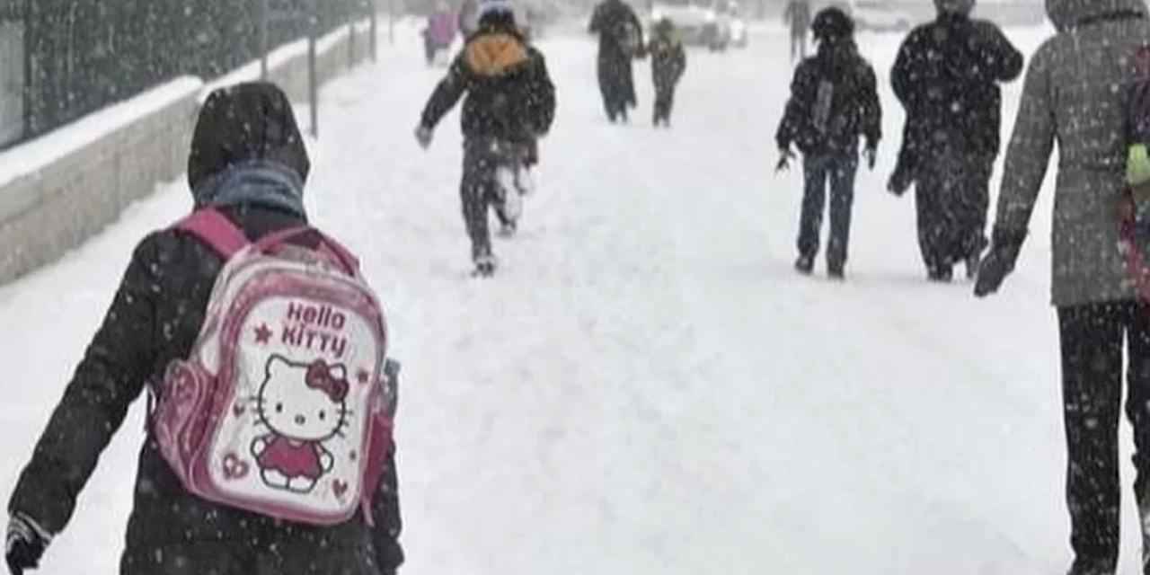 Bazı illerde eğitime 'kar' engeli!