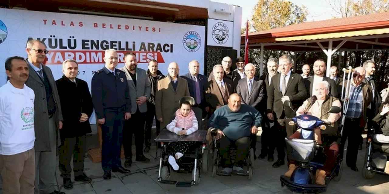 Kayseri Talas'ta engellilerin yüzü gülüyor